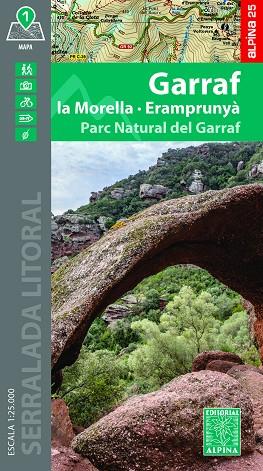 GARRAF. LA MORELLA, ERAMPRUNYÀ. MAPA ALPINA 1:25000 | 9788470111303 | AA.DD. | Llibreria Drac - Llibreria d'Olot | Comprar llibres en català i castellà online