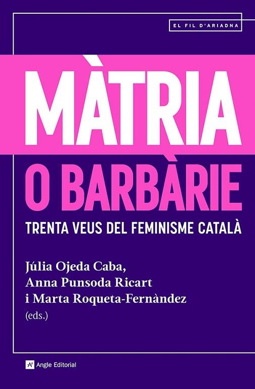 MÀTRIA O BARBÀRIE | 9788410112094 | AA.DD. | Llibreria Drac - Llibreria d'Olot | Comprar llibres en català i castellà online