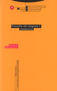 FILOSOFIA DEL LENGUAJE I. SEMANTICA | 9788481642452 | ACERO, JUAN JOSE | Llibreria Drac - Librería de Olot | Comprar libros en catalán y castellano online