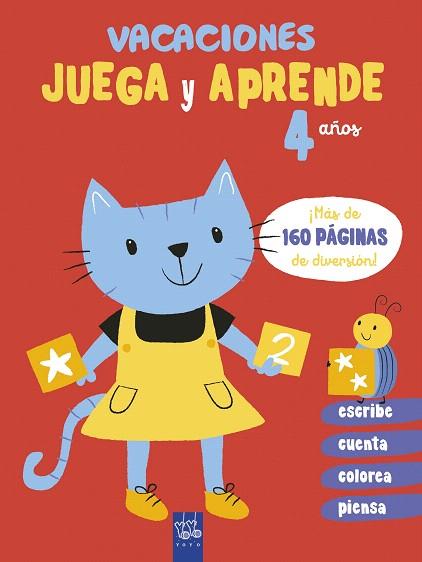 VACACIONES. JUEGA Y APRENDE. 4 AÑOS | 9788408206064 | YOYO | Llibreria Drac - Librería de Olot | Comprar libros en catalán y castellano online