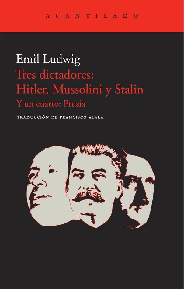 TRES DICTADORES HITLER MUSSOLINI Y STALIN | 9788415277132 | LUDWIG, EMIL | Llibreria Drac - Llibreria d'Olot | Comprar llibres en català i castellà online