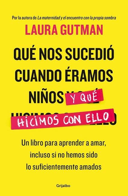 QUÉ NOS SUCEDIÓ CUANDO ÉRAMOS NIÑOS Y QUÉ HICIMOS CON ELLO | 9788425354717 | GUTMAN, LAURA | Llibreria Drac - Llibreria d'Olot | Comprar llibres en català i castellà online