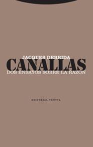 CANALLAS | 9788481647730 | DERRIDA, JACQUES | Llibreria Drac - Librería de Olot | Comprar libros en catalán y castellano online