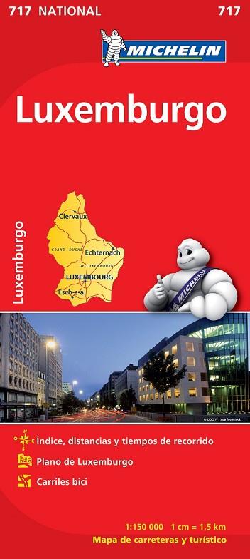 MAPA NATIONAL LUXEMBURGO (717) | 9782067170797 | AAVV | Llibreria Drac - Librería de Olot | Comprar libros en catalán y castellano online