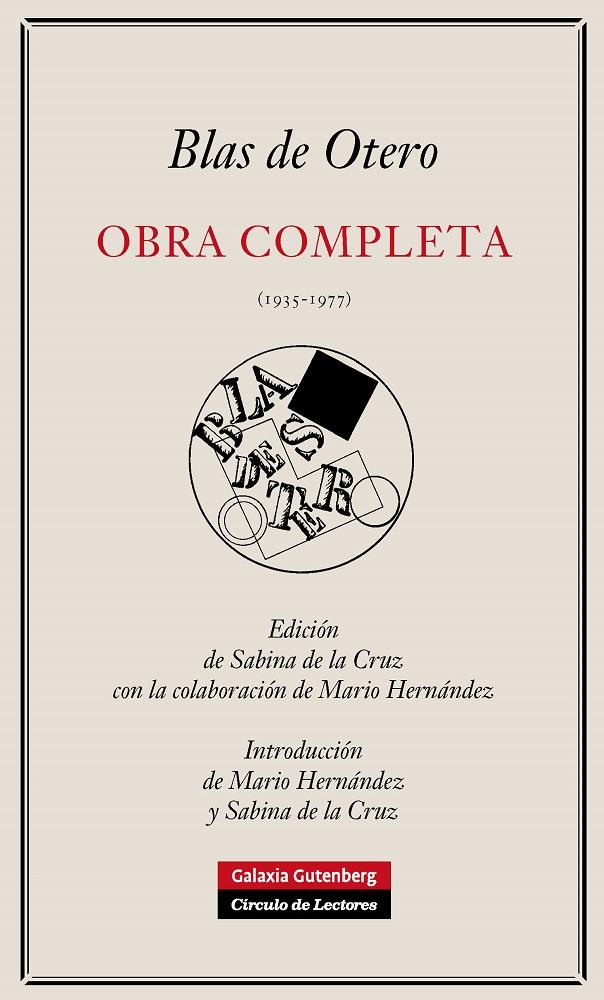 OBRA COMPLETA DE BLAS DE OTERO | 9788481099553 | OTERO, BLAS DE | Llibreria Drac - Llibreria d'Olot | Comprar llibres en català i castellà online