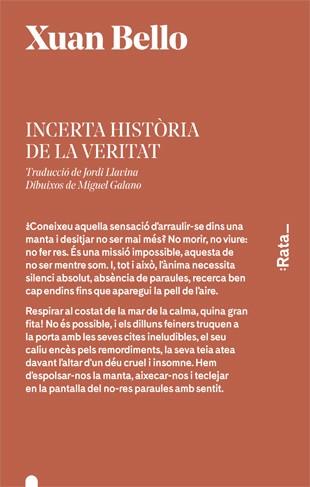 INCERTA HISTÒRIA DE LA VERITAT | 9788416738199 | BELLO, XUAN | Llibreria Drac - Llibreria d'Olot | Comprar llibres en català i castellà online