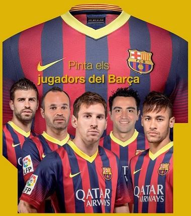 PINTA ELS JUGADORS DEL BARÇA | 9788490572573 | AAVV | Llibreria Drac - Llibreria d'Olot | Comprar llibres en català i castellà online