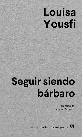 SEGUIR SIENDO BÁRBARO | 9788433927637 | YOUSFI, LOUISA | Llibreria Drac - Llibreria d'Olot | Comprar llibres en català i castellà online