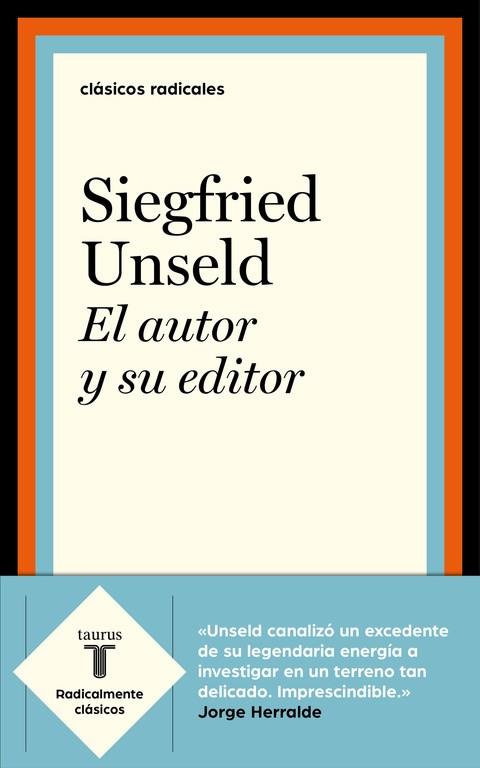 AUTOR Y SU EDITOR, EL | 9788430619719 | UNSELD, SIEGFRIED | Llibreria Drac - Librería de Olot | Comprar libros en catalán y castellano online