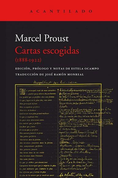 CARTAS ESCOGIDAS (1888-1922) | 9788419036100 | PROUST, MARCEL | Llibreria Drac - Librería de Olot | Comprar libros en catalán y castellano online