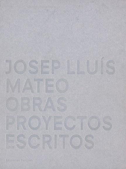 JOSEP LLUIS MATEO | 9788434309845 | URSPRUNG, PHILIP | Llibreria Drac - Llibreria d'Olot | Comprar llibres en català i castellà online