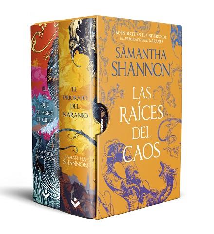 RAÍCES DEL CAOS, LAS (ESTUCHE CON: EL DÍA QUE SE ABRIÓ EL CIELO | EL PRIORATO DEL NARANJO) | 9788419498601 | SHANNON, SAMANTHA | Llibreria Drac - Llibreria d'Olot | Comprar llibres en català i castellà online