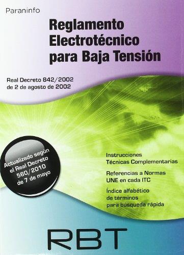 REGLAMENTO ELECTROTECNICO PARA BAJA TENSION | 9788428380959 | VV.AA. | Llibreria Drac - Librería de Olot | Comprar libros en catalán y castellano online