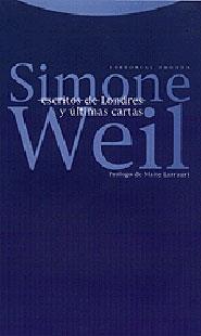 ESCRITOS DE LONDRES Y ULTIMAS CARTAS | 9788481643145 | WEIL, SIMONE | Llibreria Drac - Llibreria d'Olot | Comprar llibres en català i castellà online