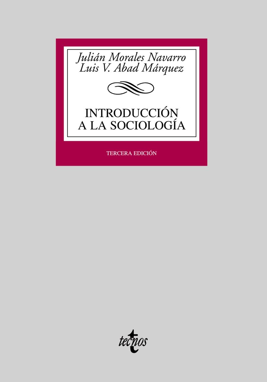 INTRODUCCION A LA SOCIOLOGIA -TERCERA ED | 9788430945870 | MORALES, JULIAN/ABAD,LUIS V. | Llibreria Drac - Llibreria d'Olot | Comprar llibres en català i castellà online