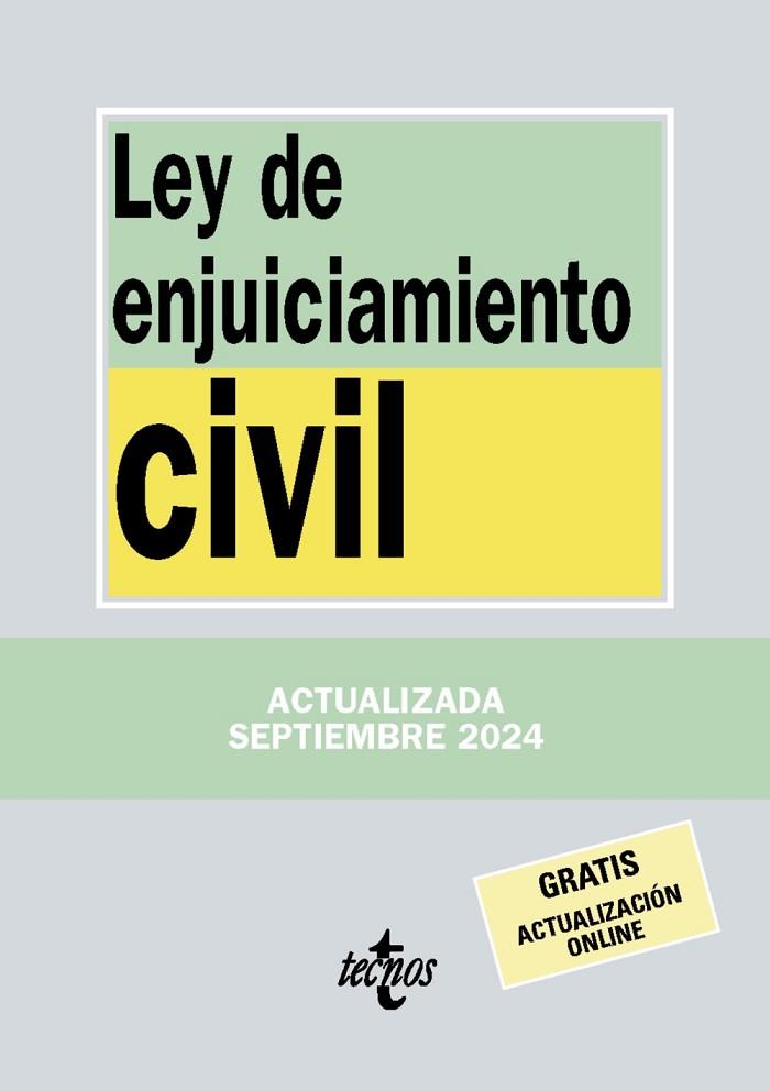 LEY DE ENJUICIAMIENTO CIVIL (ED. 2024) | 9788430991082 | EDITORIAL TECNOS | Llibreria Drac - Llibreria d'Olot | Comprar llibres en català i castellà online