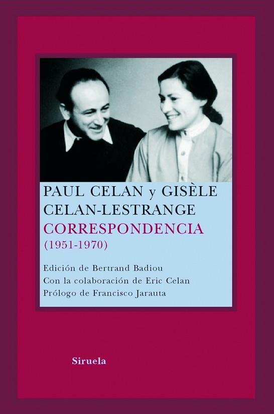 CORRESPONDENCIA (1951-1970) | 9788478448722 | CELAN, PAUL; CELAN-LESTRANGE, GISELE | Llibreria Drac - Librería de Olot | Comprar libros en catalán y castellano online