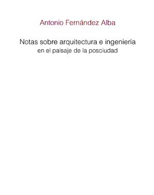 NOTAS SOBRE ARQUITECTURA E INGENIERIA EN EL PAISAJE DE LA PO | 9788497692403 | FERNANDEZ ALBA, ANTONIO | Llibreria Drac - Librería de Olot | Comprar libros en catalán y castellano online