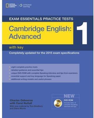 EXAM ESSENTIALS: CAMBRIDGE ADVANCED PRACTICE TESTS 1 W/KEY + DVD-ROM | 9781285744971 | OSBOURNE, CHARLES | Llibreria Drac - Llibreria d'Olot | Comprar llibres en català i castellà online