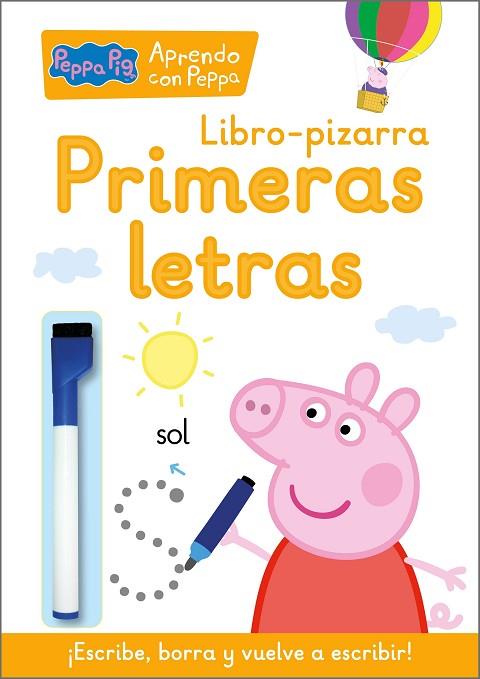 PRIMERAS LETRAS (LIBRO-PIZARRA) (PEPPA PIG. CUADERNO DE ACTIVIDADES) | 9788448859077 | HASBRO EONE | Llibreria Drac - Llibreria d'Olot | Comprar llibres en català i castellà online