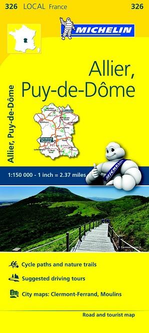 ALLIER, PUY-DE-DÔME  MAPA LOCAL FRANCE  (326) | 9782067210417 | Llibreria Drac - Librería de Olot | Comprar libros en catalán y castellano online