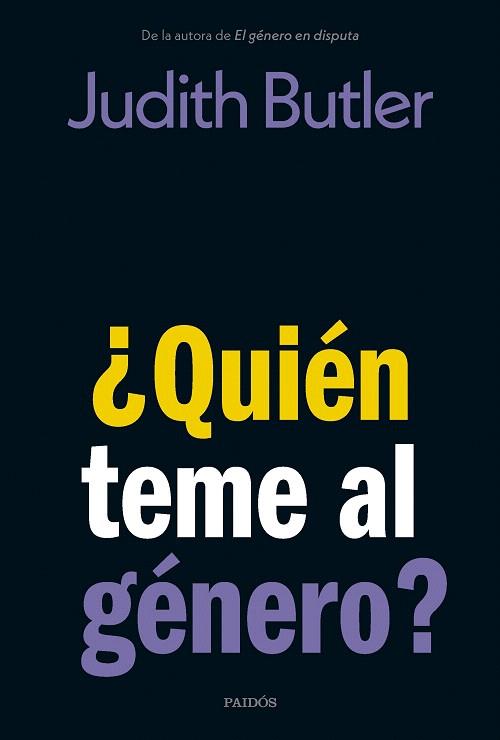 ¿QUIÉN TEME AL GÉNERO? | 9788449342387 | BUTLER, JUDITH | Llibreria Drac - Llibreria d'Olot | Comprar llibres en català i castellà online