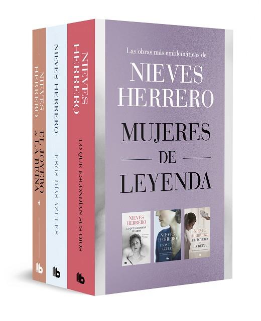 MUJERES DE LEYENDA (PACK CON: LO QUE ESCONDÍAN SUS OJOS | ESOS DÍAS AZULES | EL JOYERO DE LA REINA) | 9788413149899 | HERRERO, NIEVES | Llibreria Drac - Llibreria d'Olot | Comprar llibres en català i castellà online