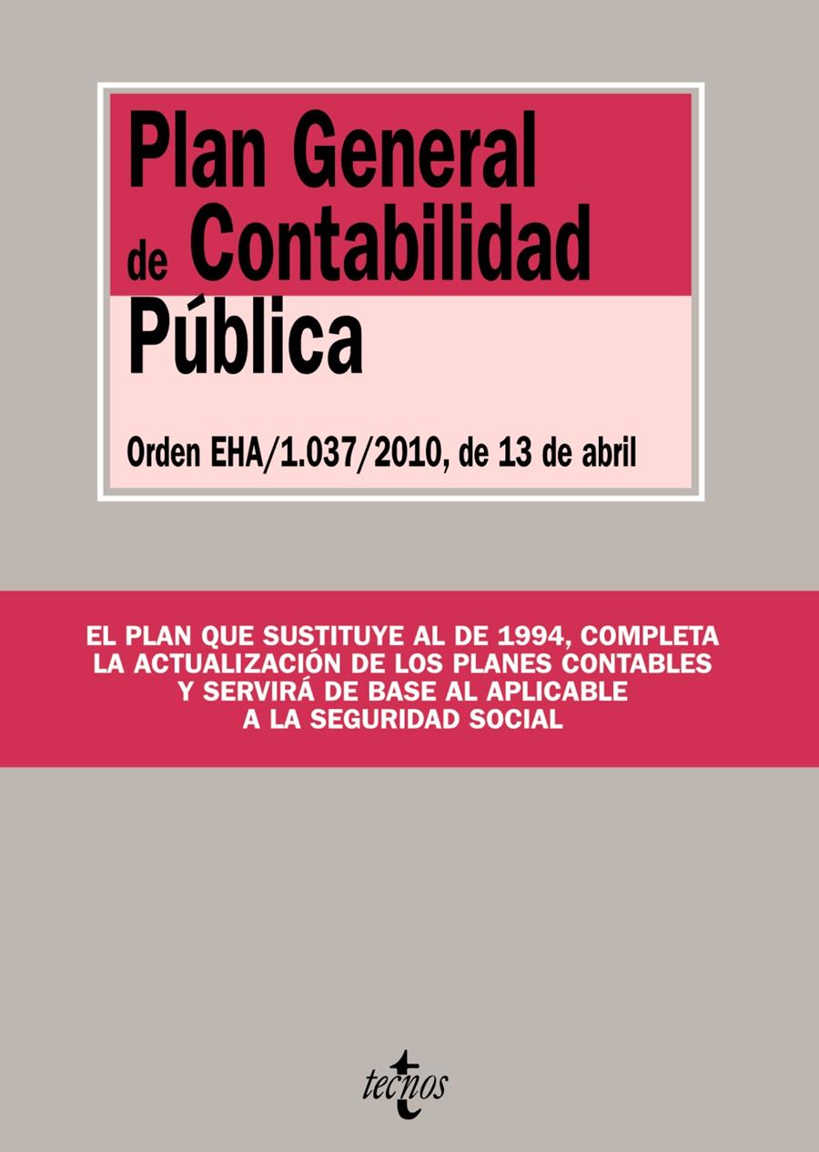 PLAN GENERAL DE CONTABILIDAD PUBLICA | 9788430951154 | Llibreria Drac - Librería de Olot | Comprar libros en catalán y castellano online