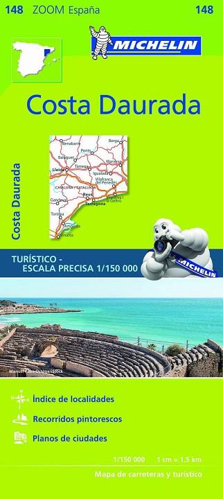 MAPA ZOOM COSTA DAURADA (MAPA ZOOM 148) | 9782067218222 | AA.DD. | Llibreria Drac - Llibreria d'Olot | Comprar llibres en català i castellà online