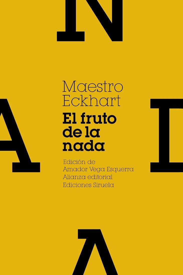 FRUTO DE LA NADA, EL | 9788420654966 | ECKHART, MAESTRO | Llibreria Drac - Llibreria d'Olot | Comprar llibres en català i castellà online