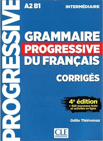 CORRIGES GRAMMAIRE PROGRESSIVE DU FRANÇAIS INTERMEDIARE A2 B1 | 9782090381047 | VV.AA. | Llibreria Drac - Librería de Olot | Comprar libros en catalán y castellano online