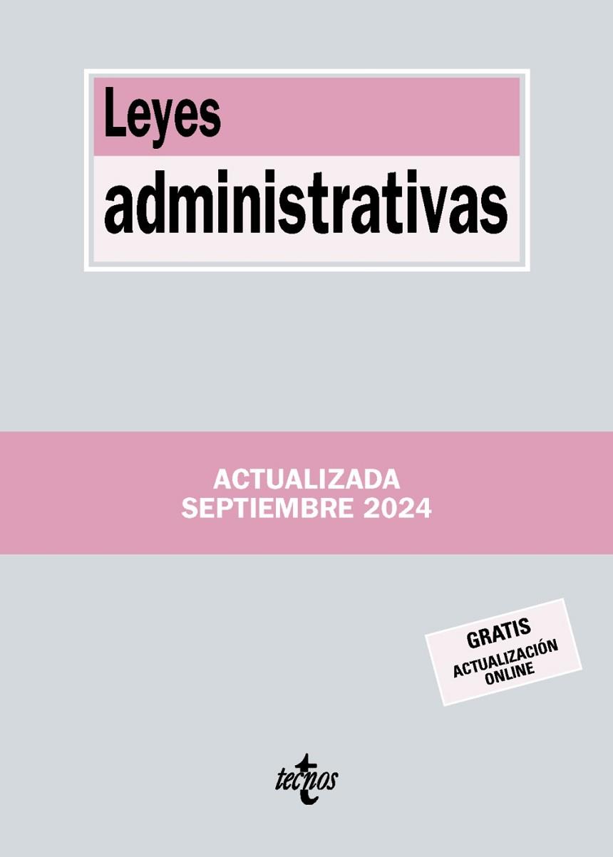 LEYES ADMINISTRATIVAS (ED. 2024) | 9788430991075 | EDITORIAL TECNOS | Llibreria Drac - Llibreria d'Olot | Comprar llibres en català i castellà online