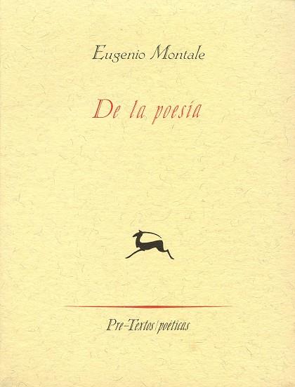 DE LA POESIA | 9788481910315 | MONTALE, EUGENIO | Llibreria Drac - Llibreria d'Olot | Comprar llibres en català i castellà online