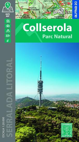 COLLSEROLA. PARC NATURAL. MAPA ALPINA 1:20000 | 9788470111297 | AA.DD. | Llibreria Drac - Llibreria d'Olot | Comprar llibres en català i castellà online