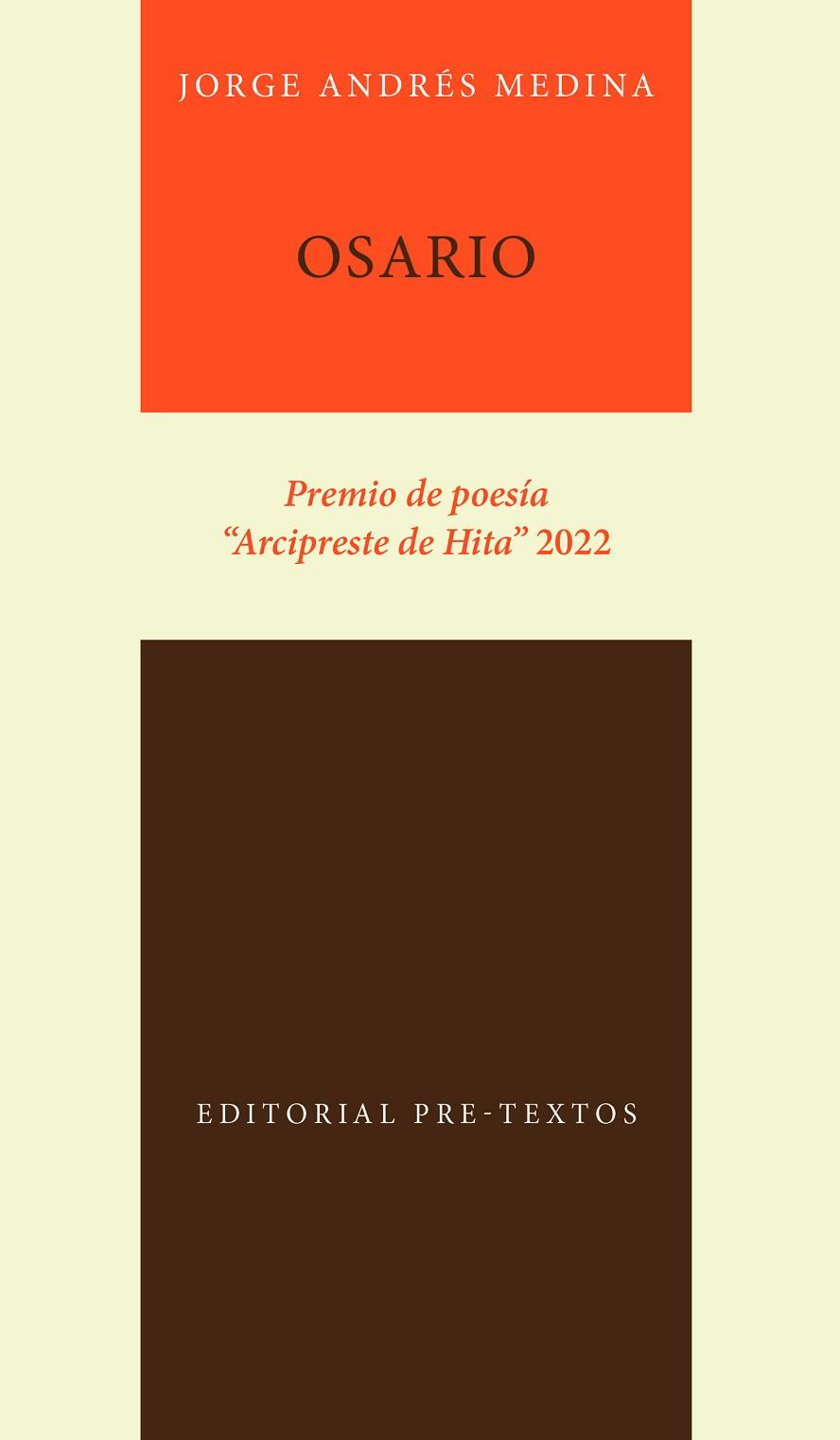 OSARIO | 9788419633286 | MEDINA, JORGE ANDRÉS | Llibreria Drac - Llibreria d'Olot | Comprar llibres en català i castellà online