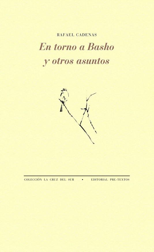 EN TORNO A BASHO Y OTROS ASUNTOS | 9788416453498 | CADENAS, RAFAEL | Llibreria Drac - Librería de Olot | Comprar libros en catalán y castellano online