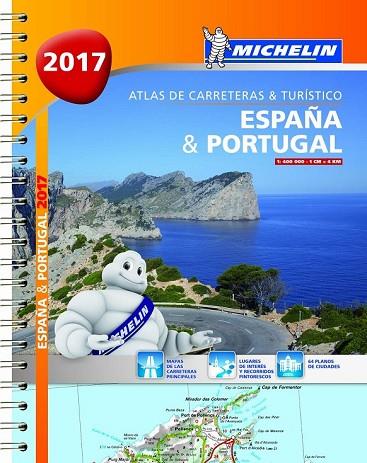 ATLAS DE CARRETERAS Y TURÍSTICO ESPAÑA Y PORTUGAL 2017 (FORMATO A-4) | 9782067217683 | VV.AA. | Llibreria Drac - Librería de Olot | Comprar libros en catalán y castellano online