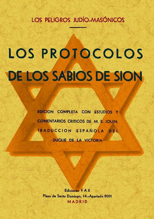 PROTOCOLOS DE LOS SABIOS DE SION, LOS | 9788497614450 | ANÓNIMO | Llibreria Drac - Llibreria d'Olot | Comprar llibres en català i castellà online