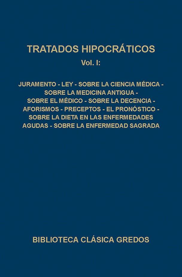 TRATADOS HIPOCRATICOS, I | 9788424908935 | HIPOCRATES | Llibreria Drac - Llibreria d'Olot | Comprar llibres en català i castellà online