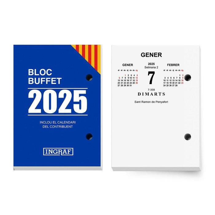 BLOC BUFFET 2025 | 8430173554345 | AA.DD. | Llibreria Drac - Llibreria d'Olot | Comprar llibres en català i castellà online