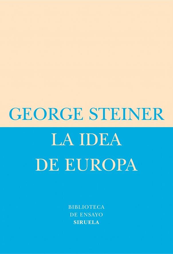 IDEA DE EUROPA | 9788478448975 | STEINER, GEORGE | Llibreria Drac - Llibreria d'Olot | Comprar llibres en català i castellà online