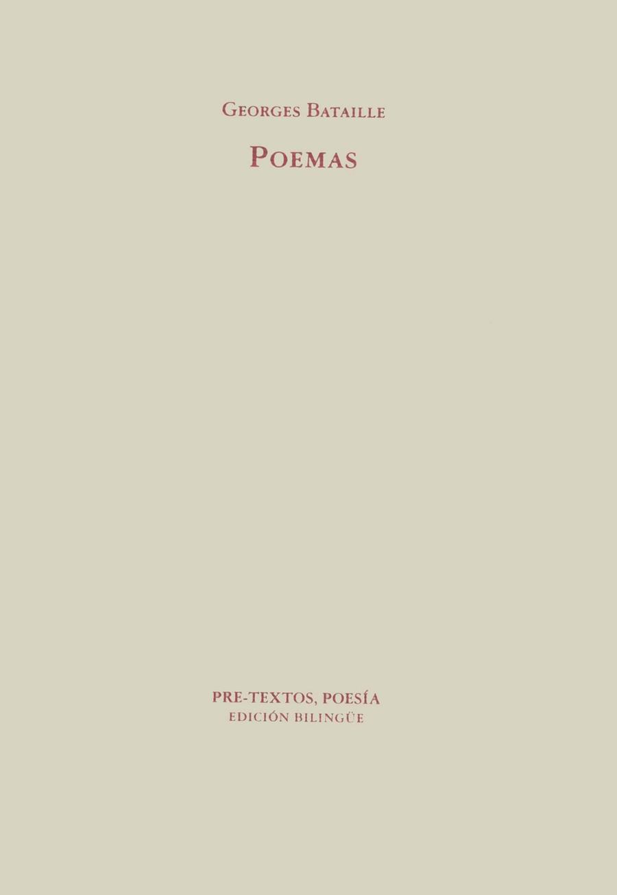 POEMAS  (BATAILLE)                    (DIP) | 9788485081318 | BATAILLE,GEORGES | Llibreria Drac - Librería de Olot | Comprar libros en catalán y castellano online