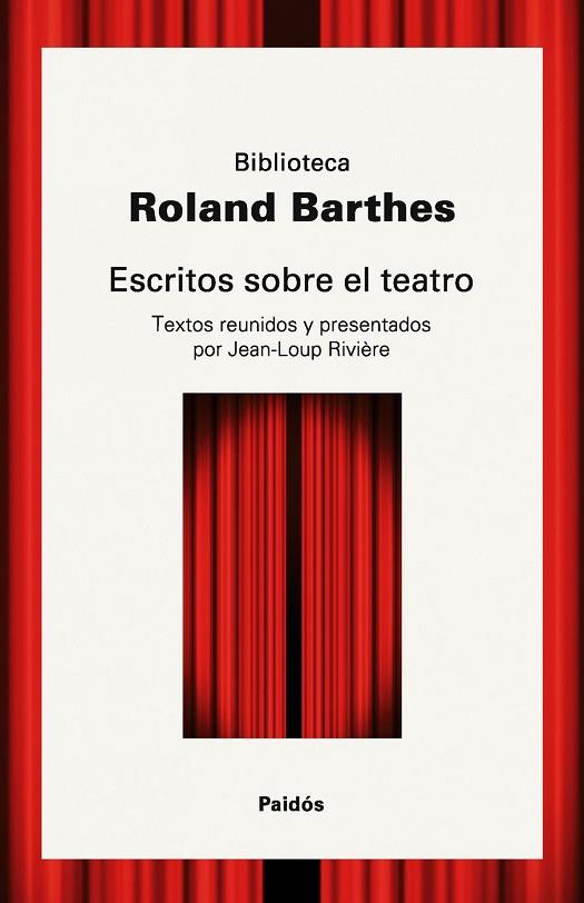 ESCRITOS SOBRE TEATRO | 9788449322891 | BARTHES, ROLAND | Llibreria Drac - Librería de Olot | Comprar libros en catalán y castellano online