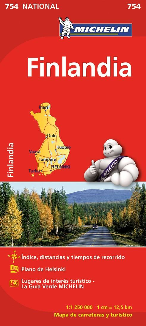 MAPA NATIONAL FINLANDIA (754) | 9782067172906 | AAVV | Llibreria Drac - Librería de Olot | Comprar libros en catalán y castellano online