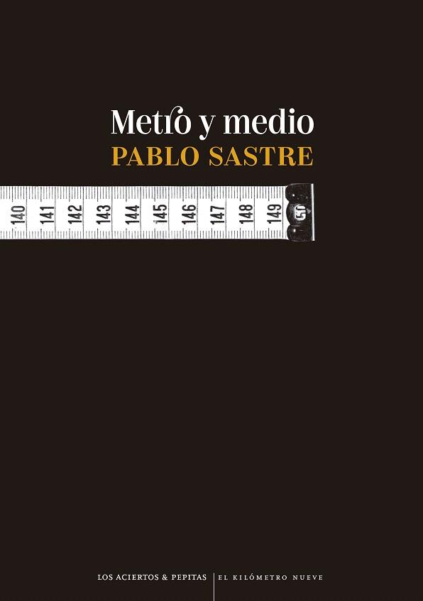 METRO Y MEDIO | 9788419689177 | SASTRE, PABLO | Llibreria Drac - Llibreria d'Olot | Comprar llibres en català i castellà online