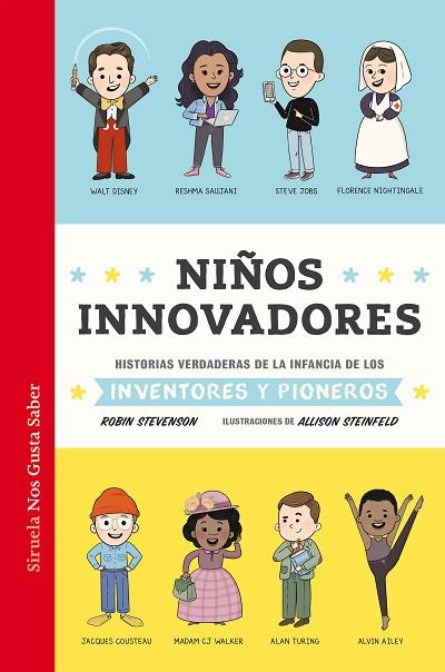 NIÑOS INNOVADORES | 9788419744418 | STEVENSON, ROBIN | Llibreria Drac - Librería de Olot | Comprar libros en catalán y castellano online