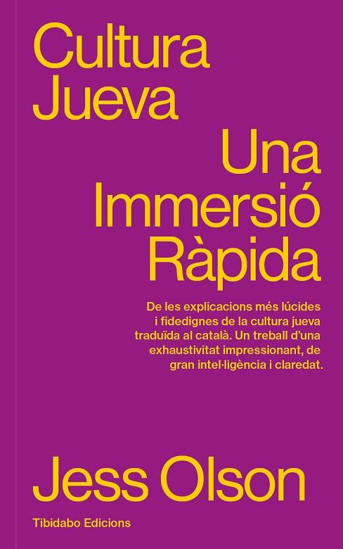 CULTURA JUEVA | 9788410013056 | OLSON, JESS | Llibreria Drac - Llibreria d'Olot | Comprar llibres en català i castellà online