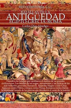 BREVE HISTORIA DE LAS BATALLAS DE LA ANTIGÜEDAD EGIPTO-GRECIA-ROMA | 9788499679228 | DÍAZ, CARLOS | Llibreria Drac - Llibreria d'Olot | Comprar llibres en català i castellà online