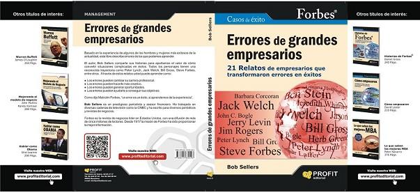 ERRORES DE GRANDES EMPRESARIOS | 9788415330493 | SELLERS, BOB | Llibreria Drac - Librería de Olot | Comprar libros en catalán y castellano online