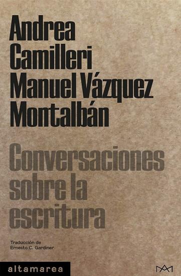 CONVERSACIONES SOBRE LA ESCRITURA | 9788418481369 | CAMILLERI, ANDREA | Llibreria Drac - Librería de Olot | Comprar libros en catalán y castellano online